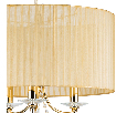 Люстра подвесная Lightstar PARALUME  3x40W E14 Золото 725033