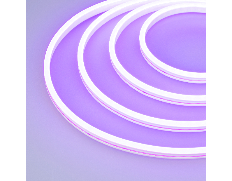 Гибкий неон Arlight GALAXY-1206-5000CFS-2835-100 12V Purple (12x6mm, 12W, IP67) 029360