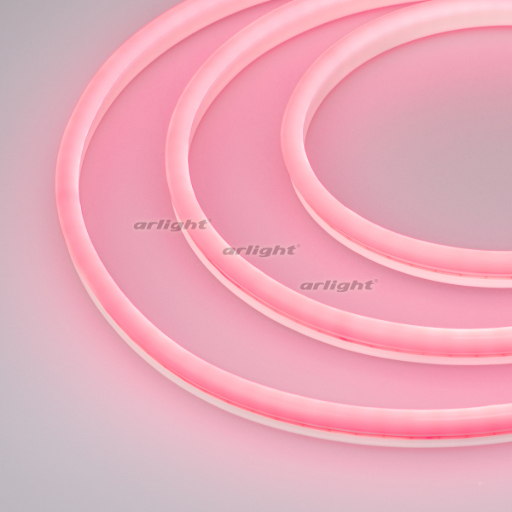 Гибкий неон Arlight GALAXY-1608-5000CFS-2835-100 12V Pink (16x8mm, 12W, IP67) 029373