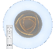 Светодиодный управляемый светильник накладной Feron AL5500 тарелка 80W 3000К-6500K 41143
