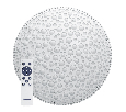 Светодиодный управляемый светильник накладной Feron AL3389 тарелка 72W 3000К-6000K белый 41234
