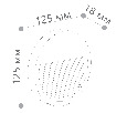 Светодиодный светильник Feron DH203 5W 4000K, IP65, черный 41162