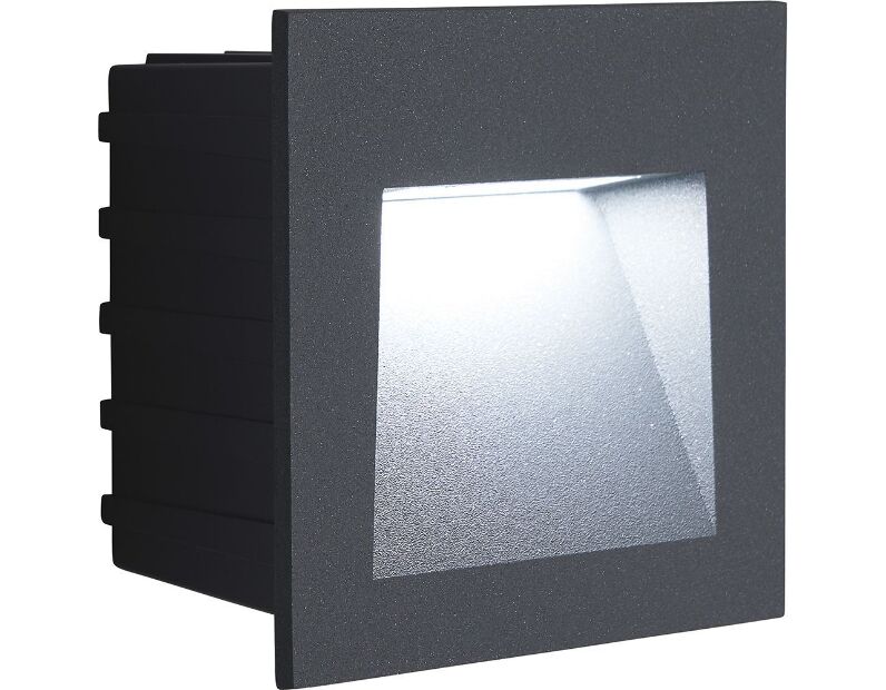 Светодиодный светильник Feron LN013 встраиваемый 3W 4000K, IP65, серый 41175