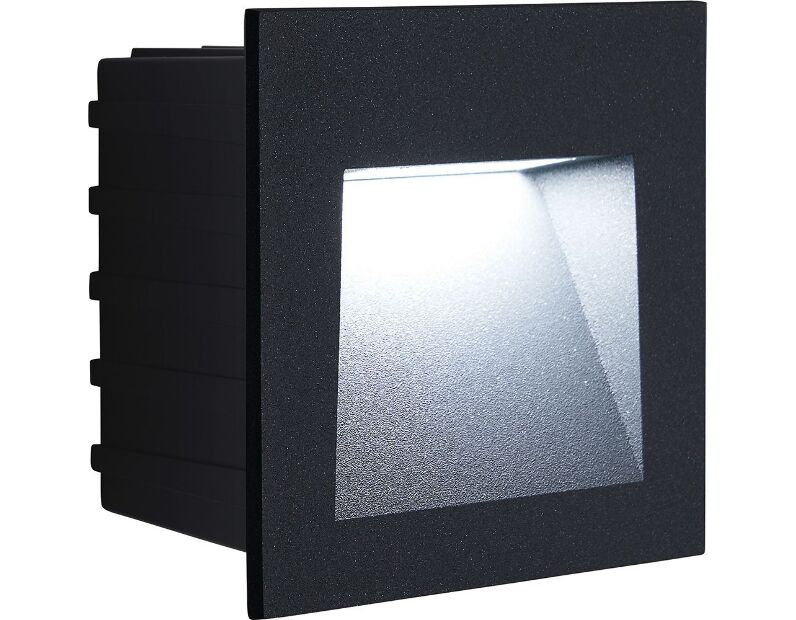 Светодиодный светильник Feron LN013 встраиваемый 3W 4000K, IP65, черный 41161