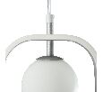 Светильник подвесной Maytoni Avola  G 9 1x40W Белый с серебром MOD431-PL-01-WS