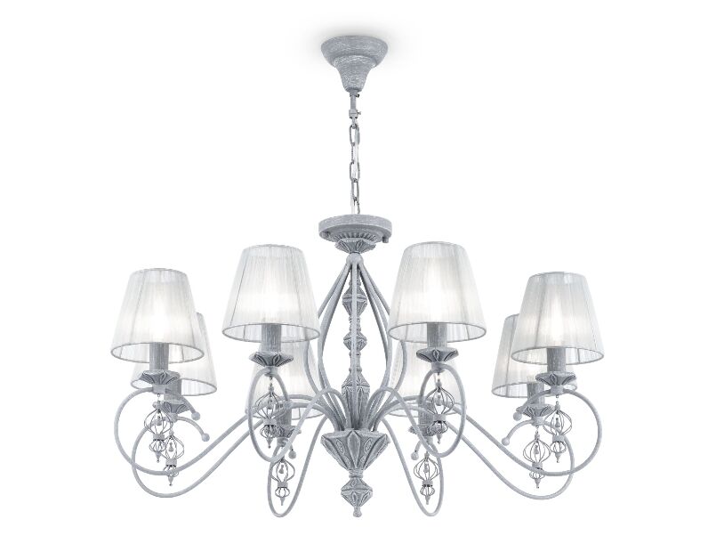 Люстра подвесная Maytoni Monsoon  E14 8x40W "2 в 1" ARM154-08-S