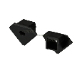 Заглушка для Arlight PDS45-T черная с отверстием (Пластик) 026187