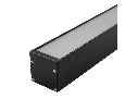 Профиль с экраном Arlight SL-LINE-3535-2500 BLACK+OPAL (Алюминий) 027986