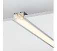 Профиль с экраном Arlight SL-LINIA62-F-2500 ANOD+OPAL (Алюминий) 020470