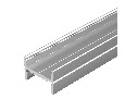 Профиль Arlight ARH-WIDE-H20-2000 ANOD (Алюминий) 018859
