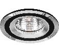 Светильник встраиваемый Feron DL237 потолочный MR16 G5.3 черный-алюминий 18632