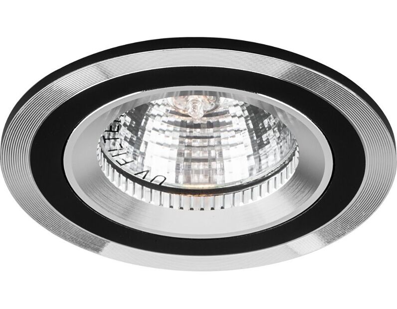 Светильник встраиваемый Feron DL237 потолочный MR16 G5.3 черный-алюминий 18632