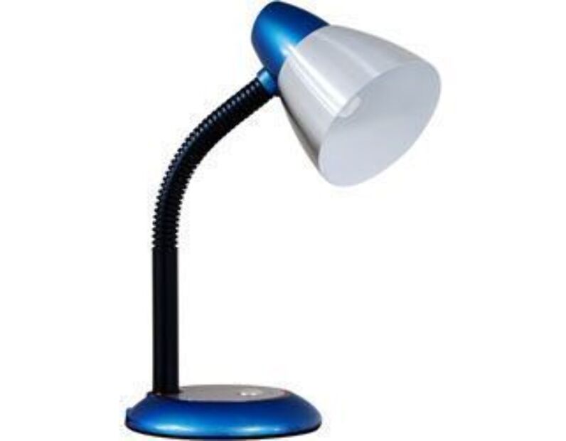 Настольная лампа Feron DE1400 E27, синий 24164