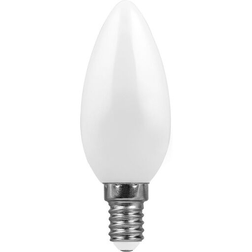 Лампа светодиодная Feron LB-58 Свеча E14 5W 4000K 25648
