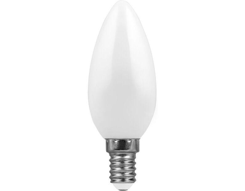 Лампа светодиодная Feron LB-58 Свеча E14 5W 4000K 25648
