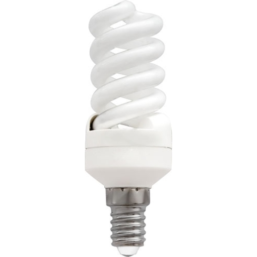 Лампа энергосберегающая Feron ELT19 Спираль Т2 E14 11W 6400K 04939