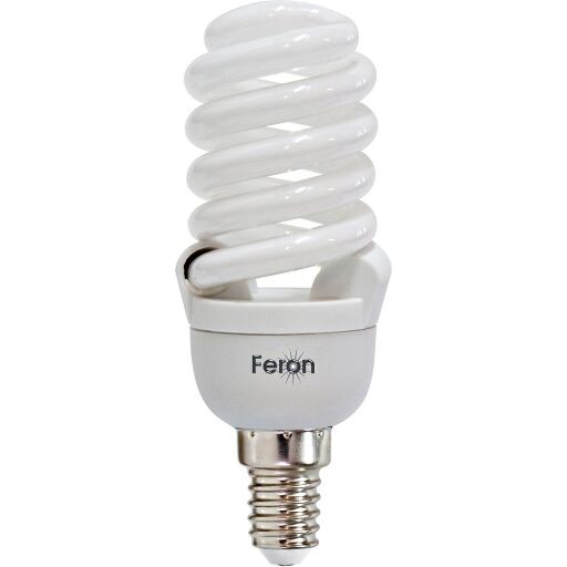 Лампа энергосберегающая Feron ELT29 Спираль E14 20W 6400K 04066
