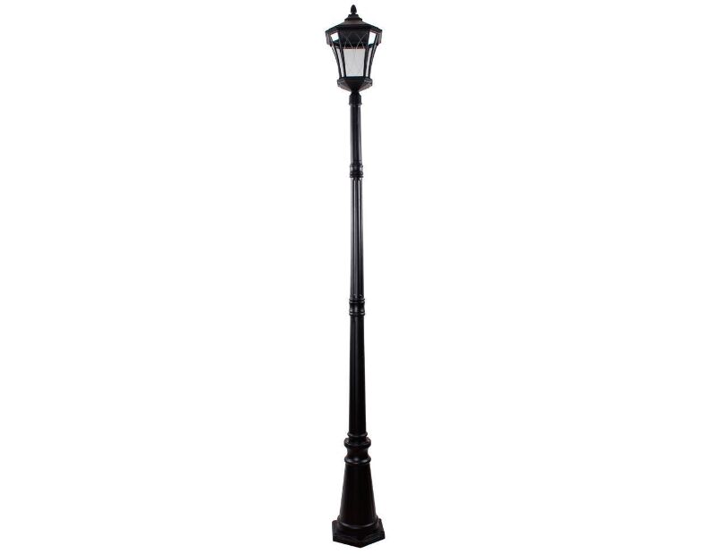 Светильник садово-парковый Feron PL4037 столб восьмигранный 60W 230V E27, черный 11418