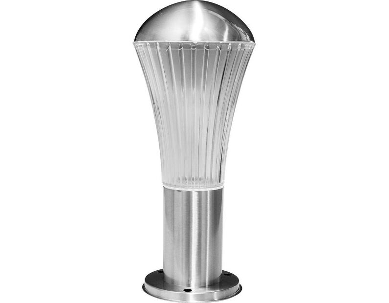 Светильник садово-парковый Feron DH0503, Техно столб, 18W E27 230V, серебро 06181