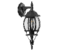 Светильник садово-парковый Feron 8102 восьмигранный на стену вниз 100W E27 230V, черный 11098