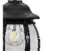 Светильник садово-парковый Feron 8105 восьмигранный на цепочке 100W E27 230V, черный 11104