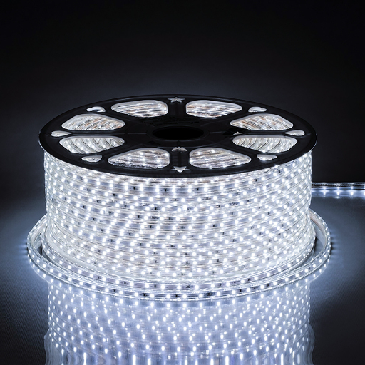Cветодиодная LED лента Feron LS704, 60SMD(2835)/м 4.4Вт/м 100м IP65 220V 6400K 26243