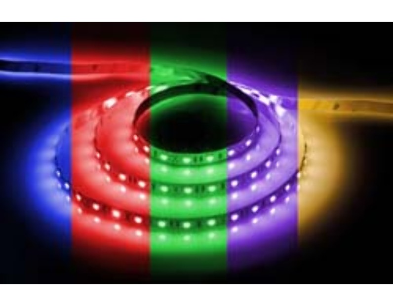 Cветодиодная LED лента Feron LS607, готовый комплект 5м 60SMD(5050)/м 14.4Вт/м IP65 12V RGB 27710