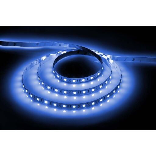 Cветодиодная LED лента Feron LS606, 60SMD(5050)/м 14.4Вт/м  5м IP20 12V синий 27763