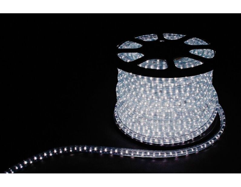 Дюралайт светодиодный Feron LED-F4W 4-х жильный , белый 7000K 4,5Вт/м 108LED/м 50м 220V 26107