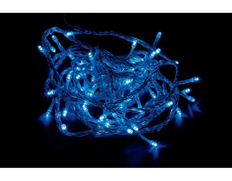 Светодиодная гирлянда Feron CL02 линейная 230V синий c питанием от сети 26768