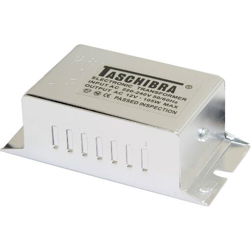 Трансформатор электронный понижающий (TASCHIBRA), 230V/12V 50W, TRA25 21003