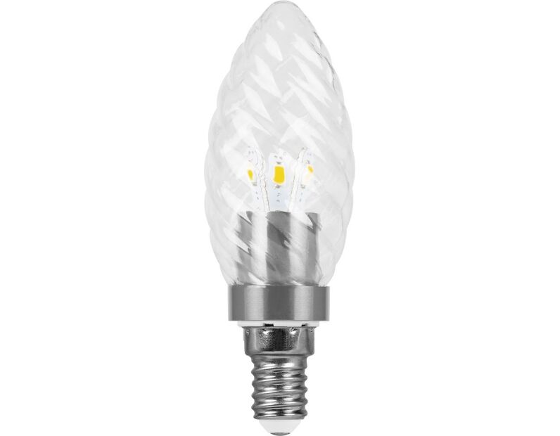 Лампа светодиодная Feron LB-77 Свеча E14 3,5W 4000К 25333
