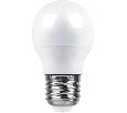 Лампа светодиодная Feron LB-550 Шарик E27 9W 6400K 25806