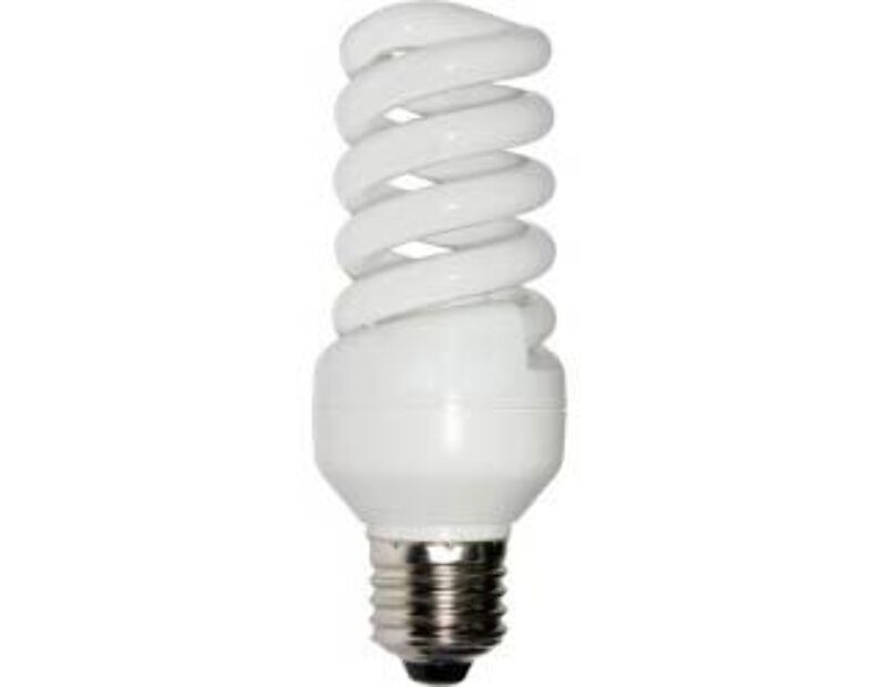 Лампа энергосберегающая, 20W 230V E27 4000K спираль T3, ESB183 04032