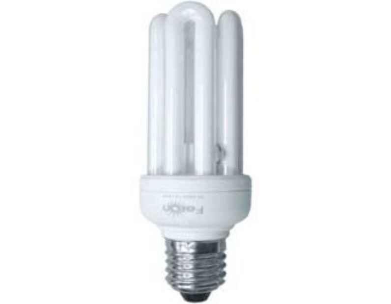 Лампа энергосберегающая, 20W 230V E27 6400K T3/4U, ESB71 04508