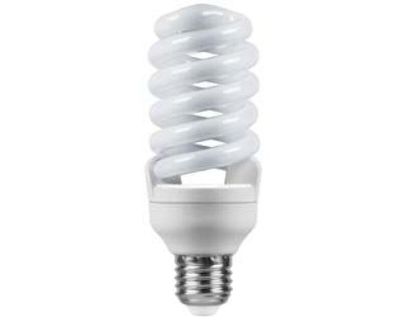 Лампа энергосберегающая, 30W 230V E27 6400K спираль T3, ESF-35W/M 04039