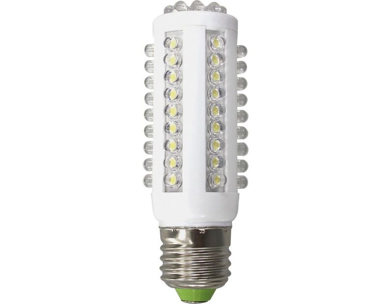 Лампа светодиодная, 66LED(4W) 230V E27, 2700K (290lm), LB-87 25158