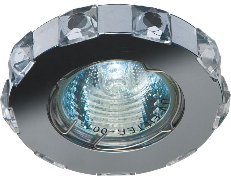 Светильник потолочный,  MR16 G5.3 с прозрачным стеклом, хром, DL235 18765