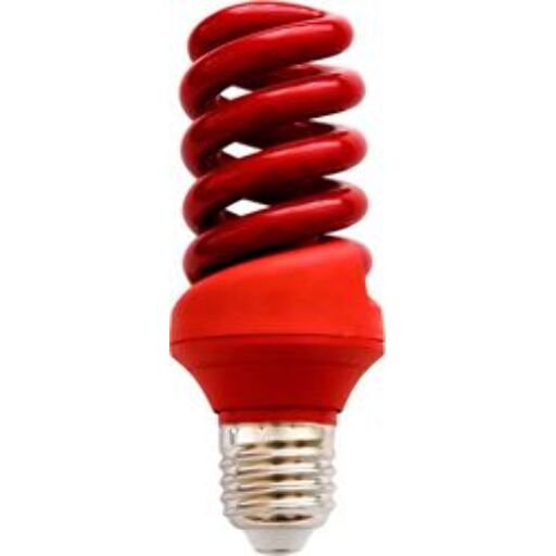 Лампа энергосберегающая Feron ELSM51B-Color Спираль T3 E27 20W Красная 04119