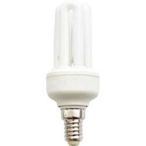Лампа энергосберегающая, 7W 230V E27 2700K T2/3U, ELT16 04611