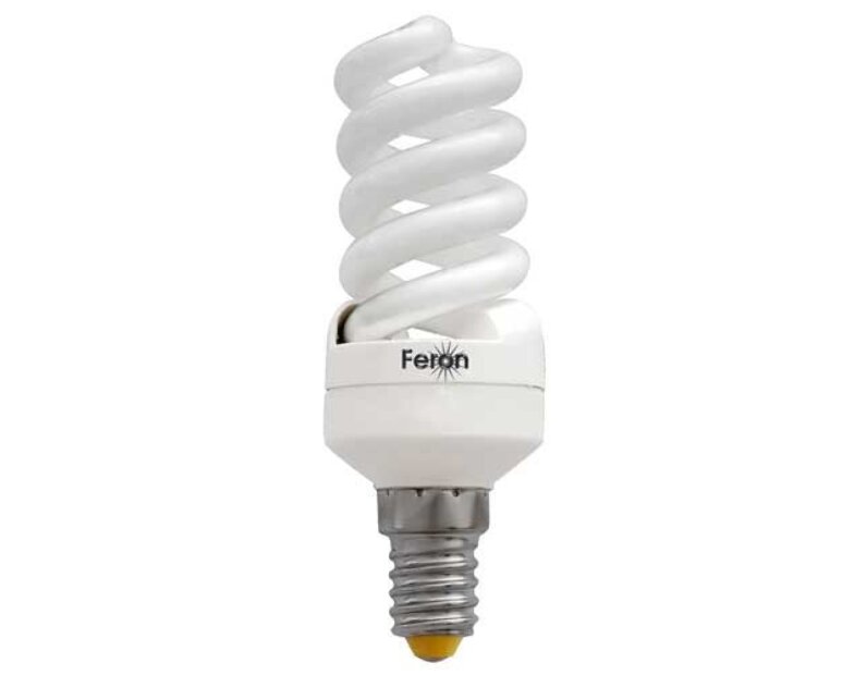 Лампа энергосберегающая Feron ELT19 Спираль Т2 E14 13W 2700K 04692