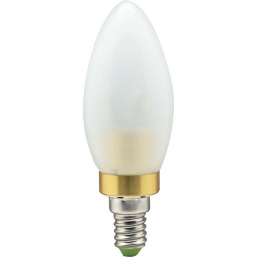 Лампа светодиодная, 6LED(3.5W) 230V E14 4000K матовая золото, LB-70 25303