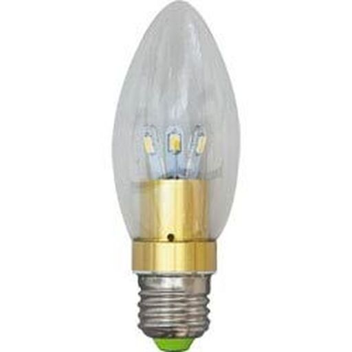 Лампа светодиодная, 6LED(3.5W) 230V E27 4000K матовая золото, LB-70 25306