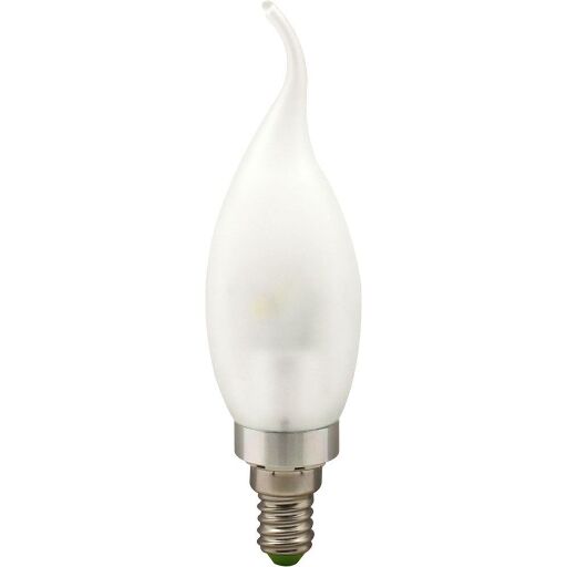 Лампа светодиодная, 6LED(3.5W) 230V E14 2700K матовая хром, LB-71 25308