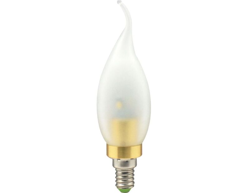 Лампа светодиодная, 6LED(3.5W) 230V E14 4000K матовая золото, LB-71 25315