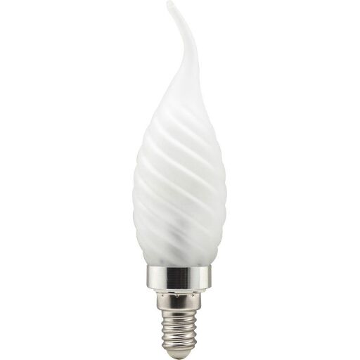 Лампа светодиодная, 6LED(3.5W) 230V E14 2700K матовая хром, LB-78 25364