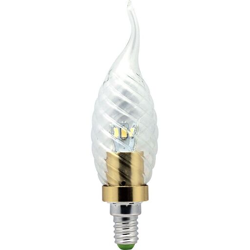 Лампа светодиодная, 6LED(3.5W) 230V E14 2700K золото, LB-78 25370