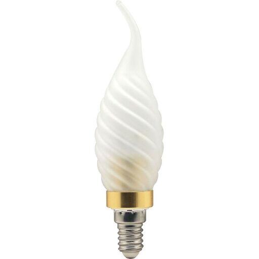 Лампа светодиодная, 6LED(3.5W) 230V E14 2700K матовая золото, LB-78 25376