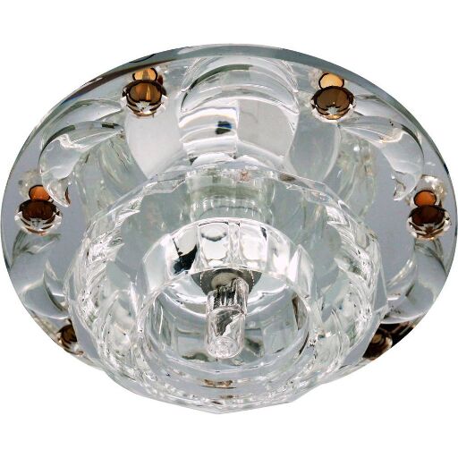Светильник потолочный JC Max20W G4 прозрачный-коричневый, прозрачный, 1580 28436