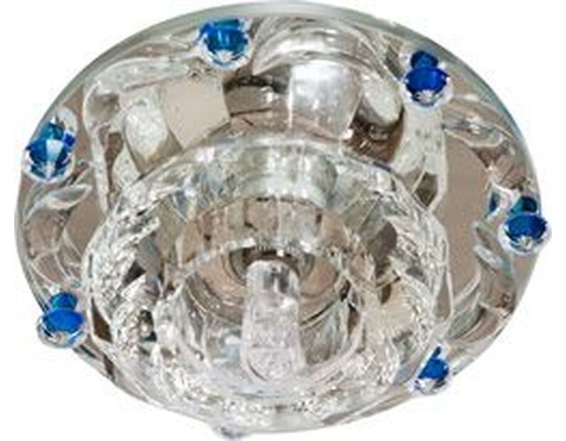 Светильник потолочный JC Max20W G4 прозрачный-голубой, прозрачный, 1580 28440